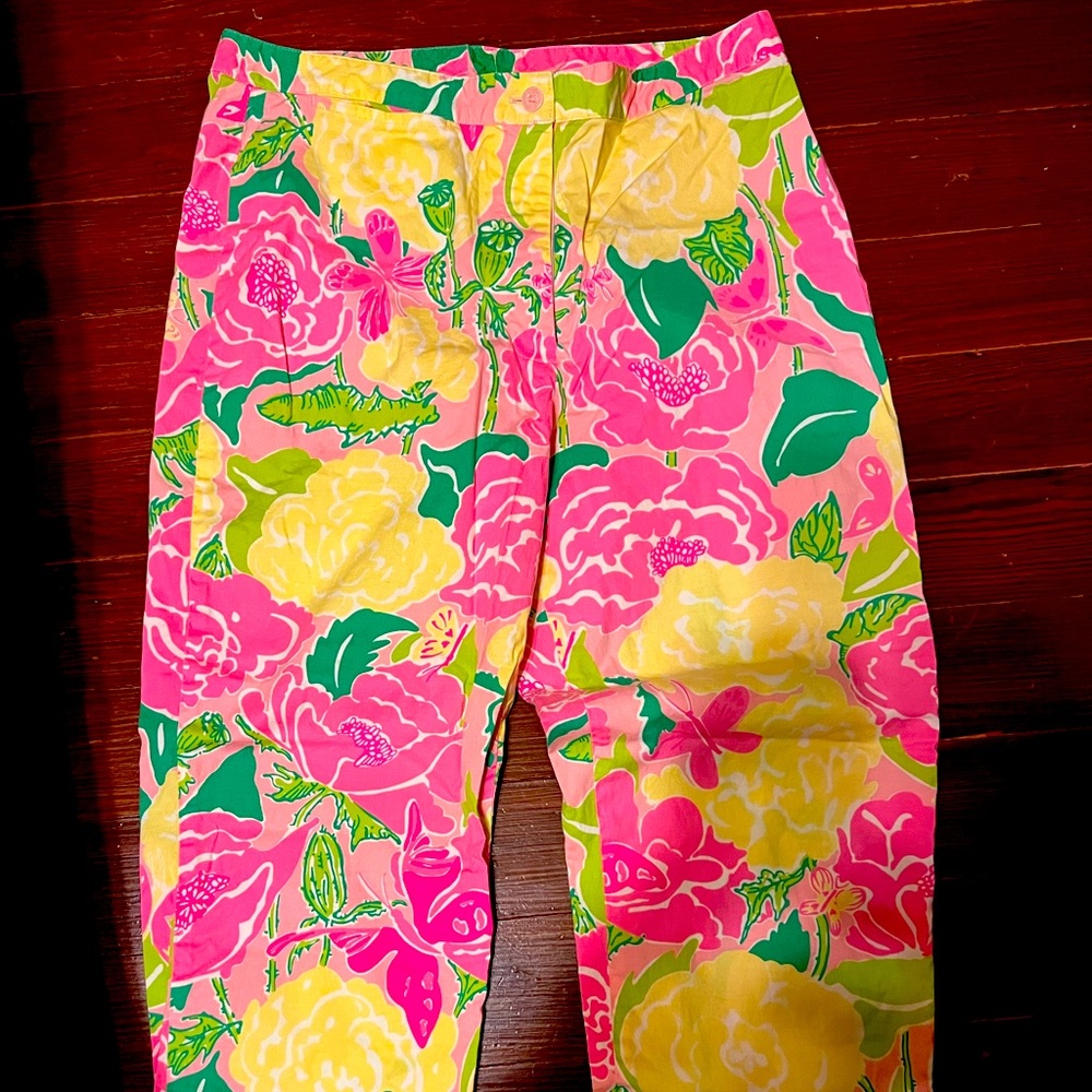 Lily Pulitzer ankle length pants size 8